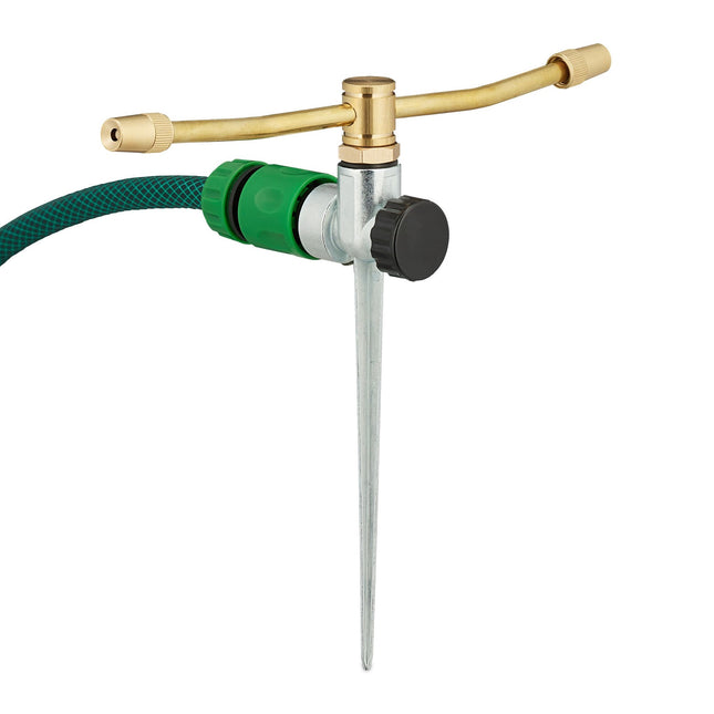 Gartensprinkler mit Bodenanker
