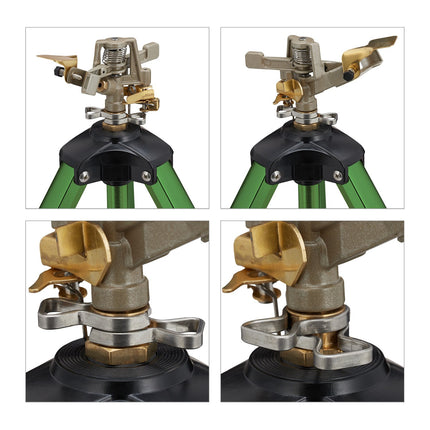 Gartensprinkler mit verstellbarem Ständer
