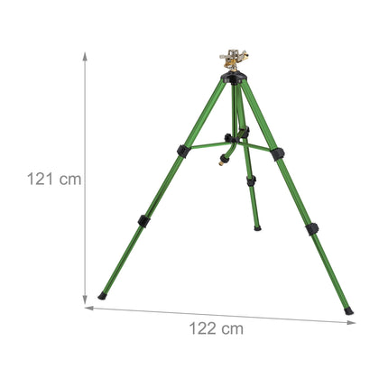 Gartensprinkler mit verstellbarem Ständer
