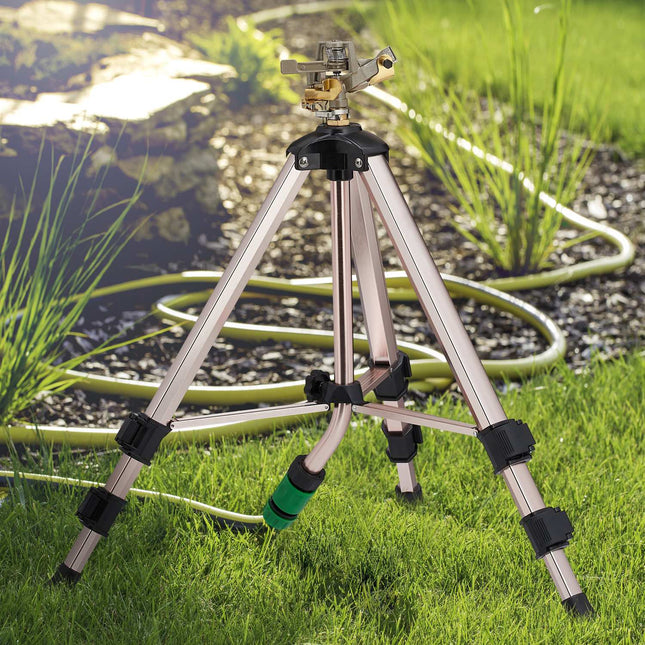 Gartensprinkler mit verstellbarem Ständer