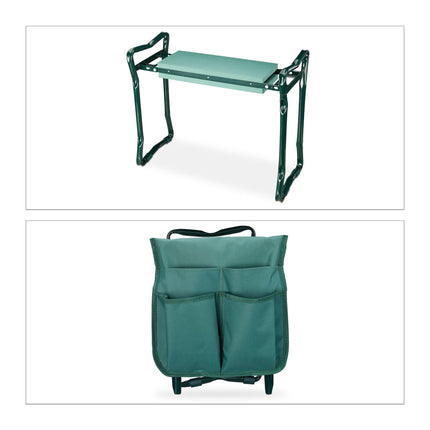 Tabouret de jardin avec rangement