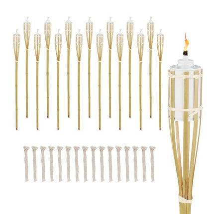 Gartenfackeln Bambus 16er-Pack
