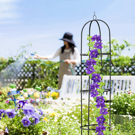 Gartenspalier Metall mit Spitze