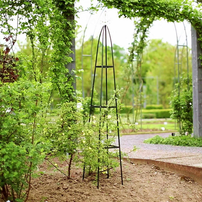 Gartenspalier Metall mit Spitze