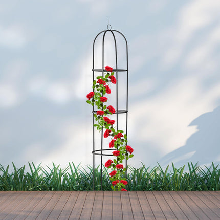 Gartenspalier Metall mit Spitze
