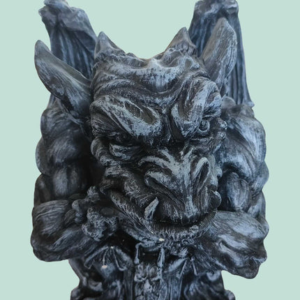 Gargoyle Garden Ornament, Weather-Resistant Polyresin