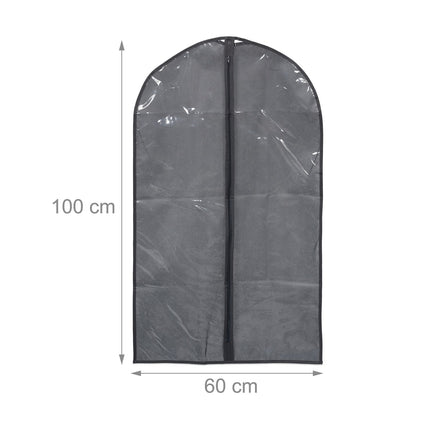 Lot de 6 housses à vêtements 100 x 60 cm
