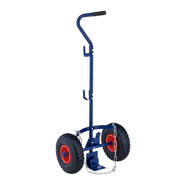 Gasflaschenwagen mit Griff & Sicherheitskette