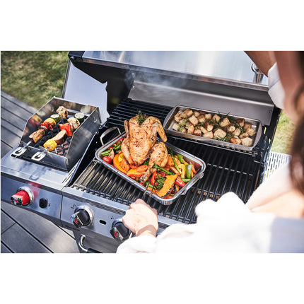 Gasgrill mit TRU-Infrared Technologie, Edelstahl