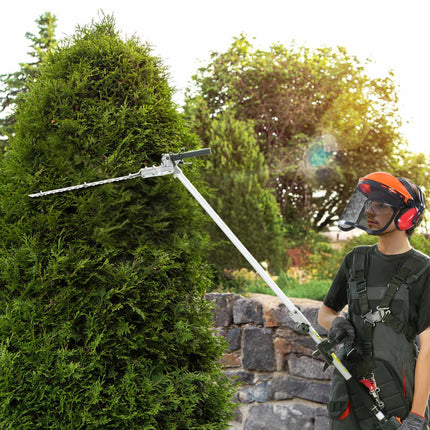 Gas Pole Hedge Trimmer, 26cc 2-Stroke, 15.7-In Blade