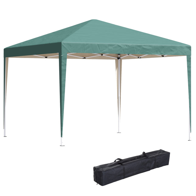 Faltpavillon 2.95x2.95M, UV-beständiges zusammenklappbares Stahlgestell