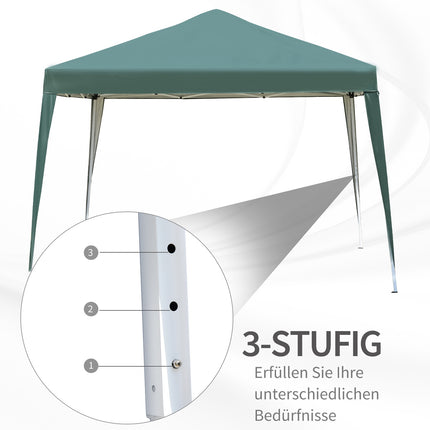 Pop-up altán 2.95x2.95M, UV odolný skládací ocelový rám