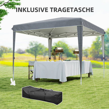 Pop-Up Pavillon 3x3m, wasserabweisend, UV50+ Schutz
