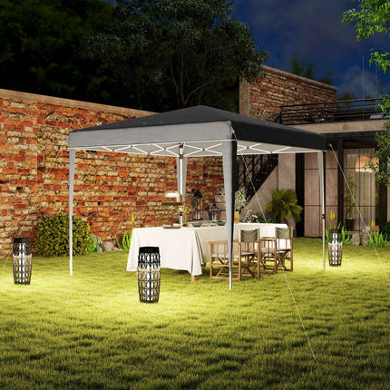 Pop-Up Pavillon 3x3m, wasserabweisend, UV50+ Schutz