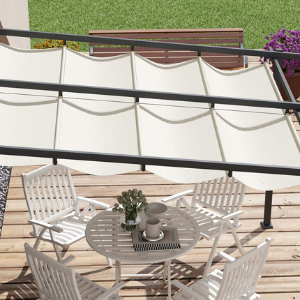 Adjustable 3 x 3m Pergola Gazebo Canopy for Patio and Garden