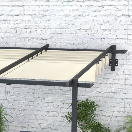Adjustable 3 x 3m Pergola Gazebo Canopy for Patio and Garden