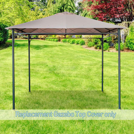 Střešní potah altánu, ochrana proti slunci, béžový polyester, 3x3 M