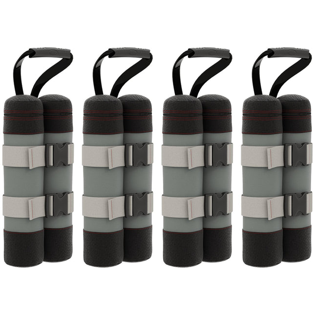 Pavillon-Sandsackgewichte – 4er-Set, Oxford-Gewebe, Grau