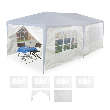 Gazebo Side Panels, 6x, 3x6m, Waterproof PE Fabric