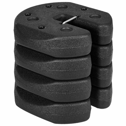 Gazebo Weight Set, 4x 3kg Cement-Filled Anchors