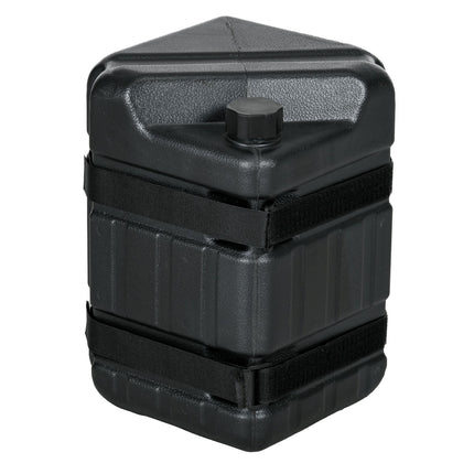 Gazebo Weights Set, fillable with water or sand, black