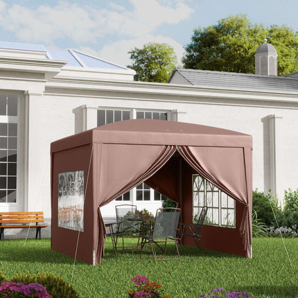 Pavillon 3x3m, UV-Schutz, Wasserabweisend, Stabil