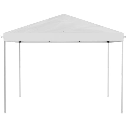 Tuinhuisje ca. 3x3m, waterafstotend, stabiel, winterbestendig vouwpaviljoen met UV-bescherming, opvouwbare partytent, tuintent met 4 zijpanelen, zak tuinpaviljoen voor kampeertuin, crèmewit