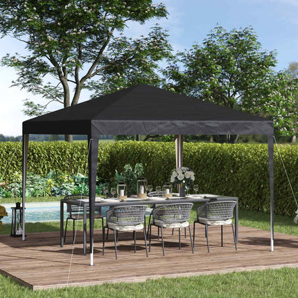 Faltpavillon, 3x3m, wasserabweisend, winterfest, UV-Schutz