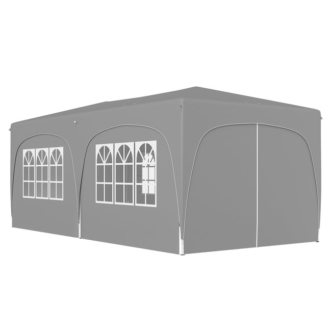 Faltpavillon 3x6m, wasserabweisend, UV 50+, faltbar