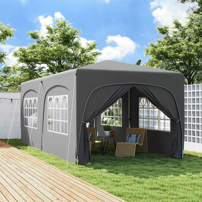 Faltpavillon 3x6m, wasserabweisend, UV 50+, faltbar