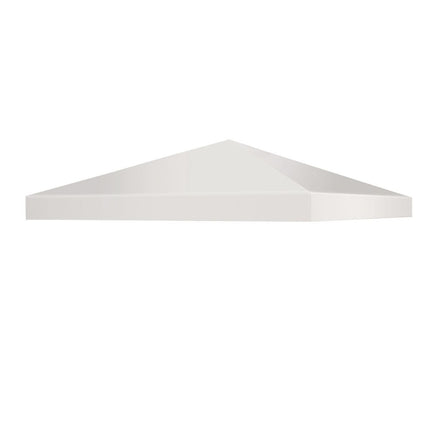 Pavillon Ersatzdach Sonnenschutzplane mit Klettverschlüssen 300 x 300 cm beige