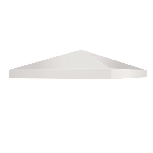 Pavillon Ersatzdach Sonnenschutzplane mit Klettverschlüssen 300 x 300 cm beige