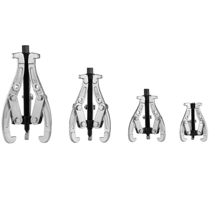 Gear Puller Set, 4-Piece 2-3 Jaw Reversible 3-8 Inch