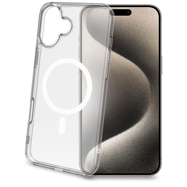 Gelskinmag TPU Cover MagSafe kompatibel iPhone 16 Plus Transparent