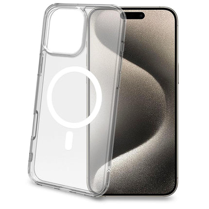 Gelskinmag TPU Cover MagSafe kompatibel iPhone 16 Pro Max Transparent