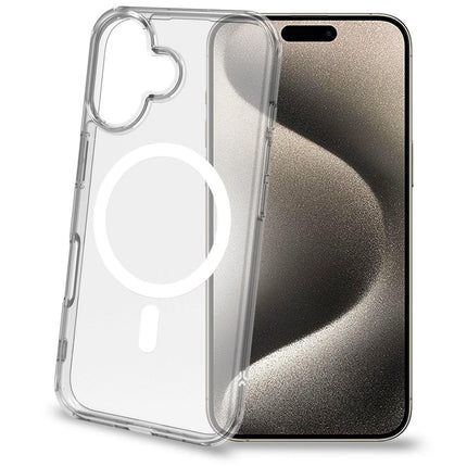 Gelskin Mag TPU Cover MagSafe kompatibel iPhone 16 Transparent