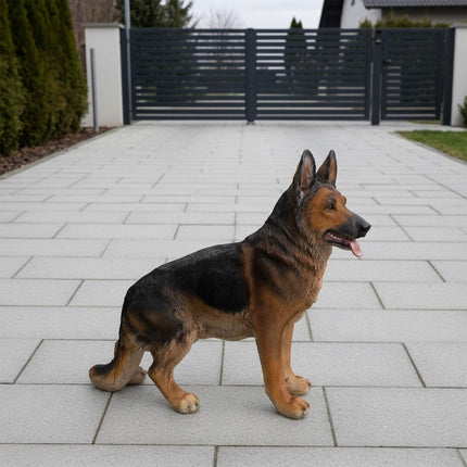 Gartenskulptur Schäferhund, Polyresin, 114 cm
