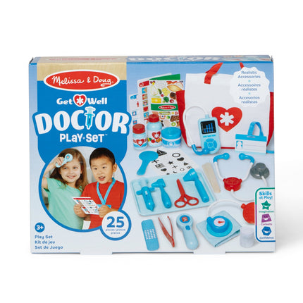 Get Well Doctor's Kit Play Set for Kids, Role Play Toy