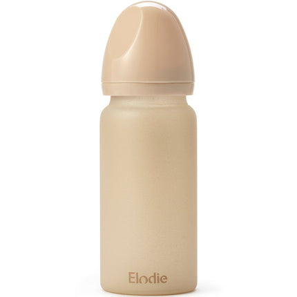 Glass Feeding Bottle, Khaki, BPA-Free