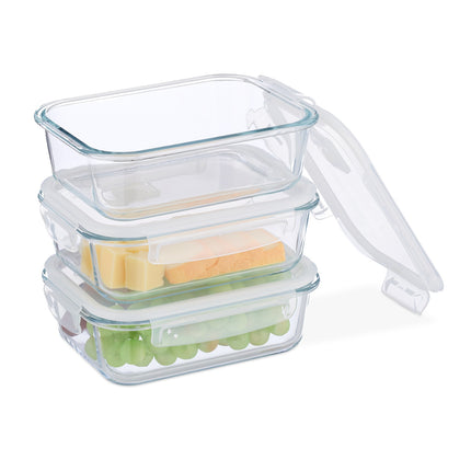 Glass Food Storage Containers with Airtight Lids
