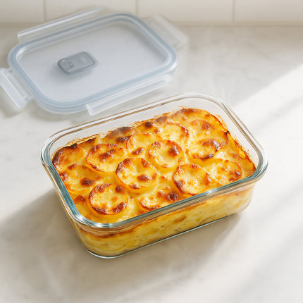 Glass Food Storage Containers with Airtight Lids