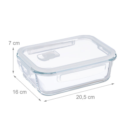 Glass Food Storage Containers with Airtight Lids