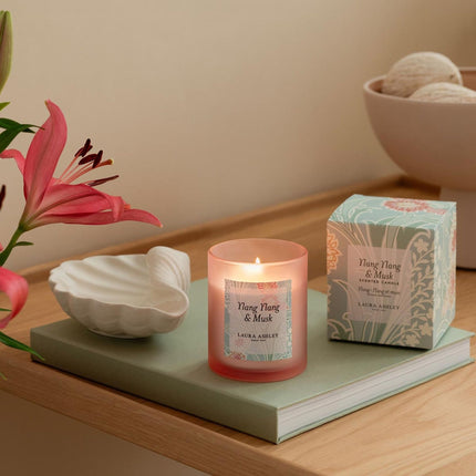 Glass Scented Candles, Natural Wax, 40-Hour Burn