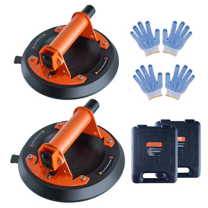 Glass Suction Cup Lifter 8 in, 2-Pack, 279 kg