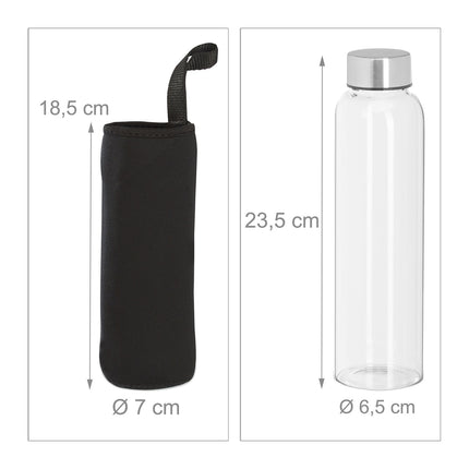 Glass beverage bottle - 10 pcs