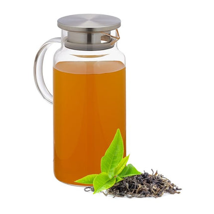 Carafe en verre avec couvercle 1,5 litre