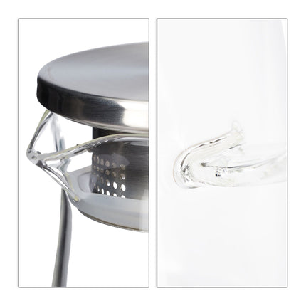 Carafe en verre avec couvercle 1,8 litres