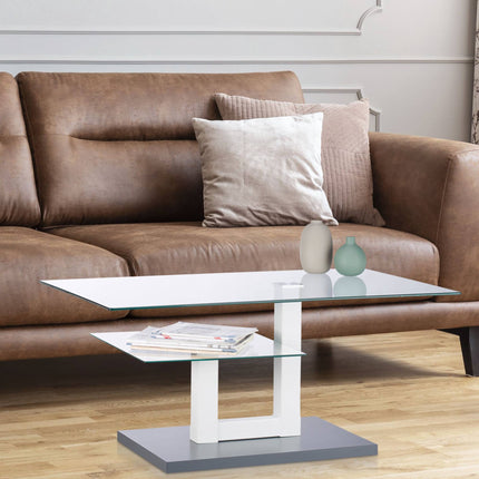 Table basse en verre