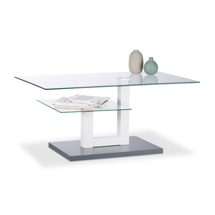 Table basse en verre