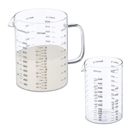 Glasmessbecher 2er Set